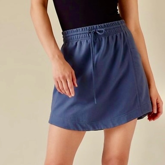 NWT ATHLETA Retroterry Skirt Athleisure w Pockets Women's Size S - Picture 6 of 13